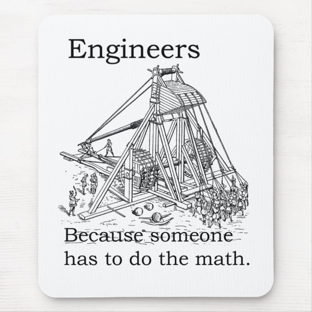 Engineers Trebuchet Mouse Pad (Front)