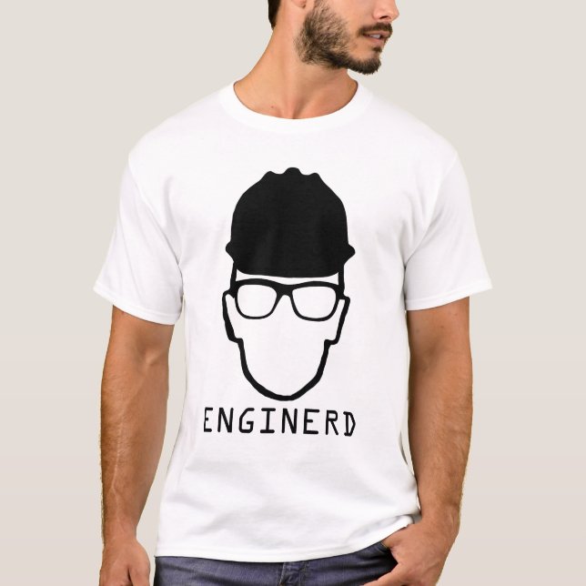 Enginerd engineering nerd shirt (Front)