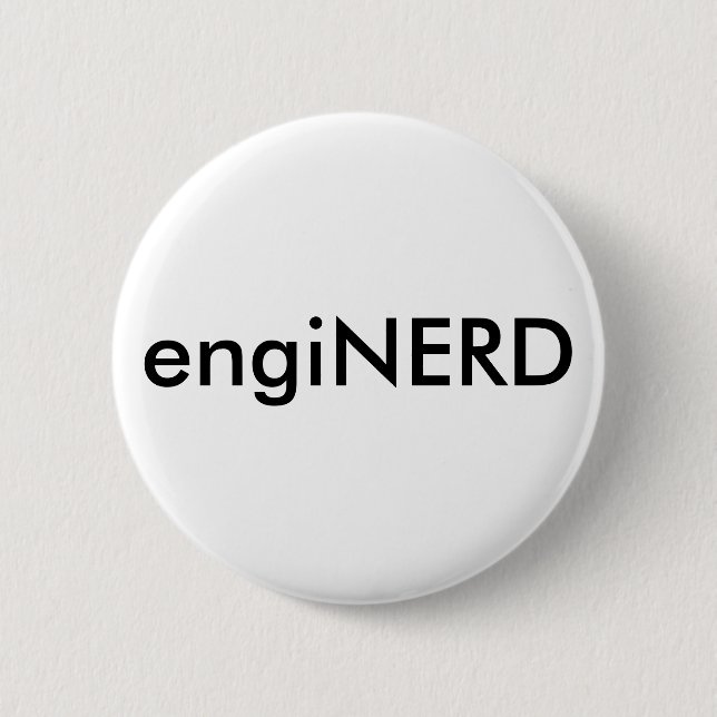 engiNERD Pinback Button (Front)
