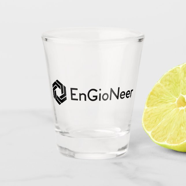 EnGioNeer Shot Glass (Front)
