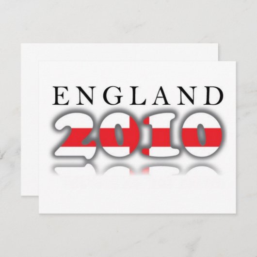 ENGLAND 2010 (Front/Back)