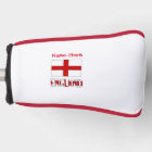 England and English Flag with Your Name