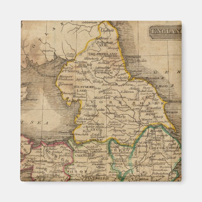 England and Wales 4 Magnet (Front)