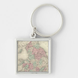 England and Wales 5 Keychain