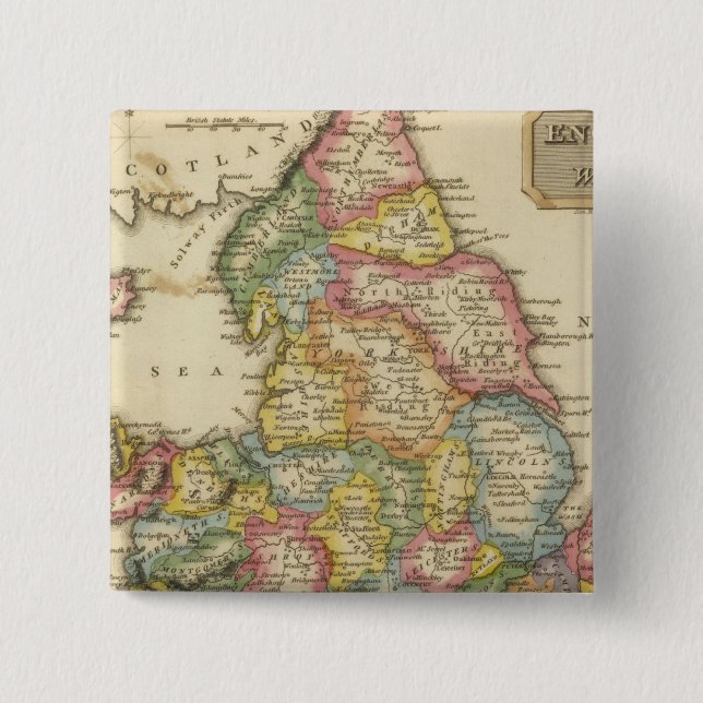 England and Wales Button (Front)