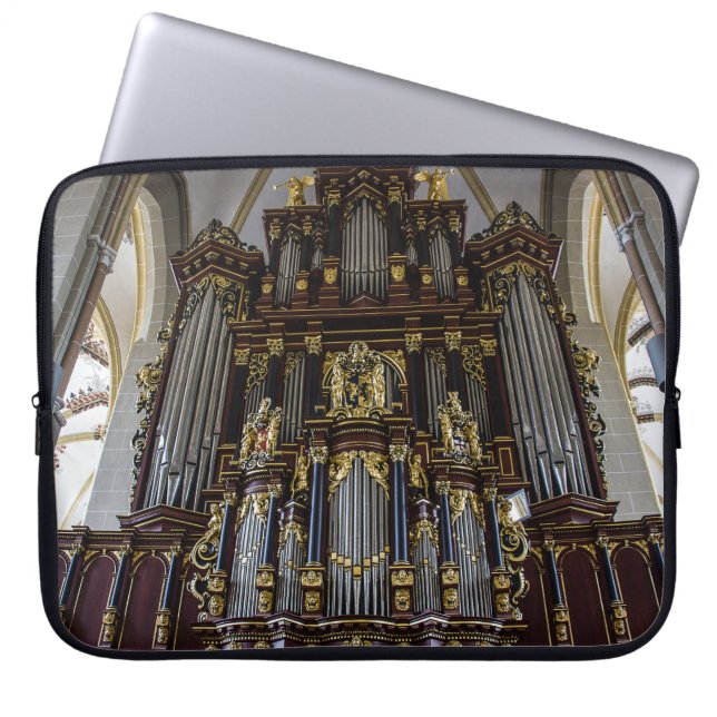 England Bath Abbey Pipe Organ Laptop Sleeve (Front)
