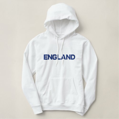 England British Country United  Kingdom Patriotic Embroidered Hoodie