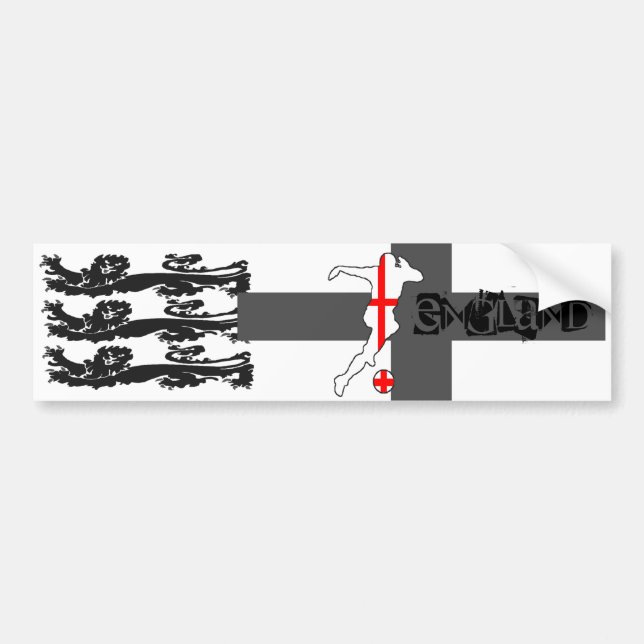 ENGLAND Bumper Sticker (Front)