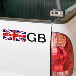 England bumper sticker | British Union jack flag | Zazzle