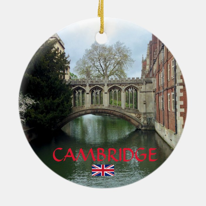 England Cambridge Christmas Ornament | Zazzle.com