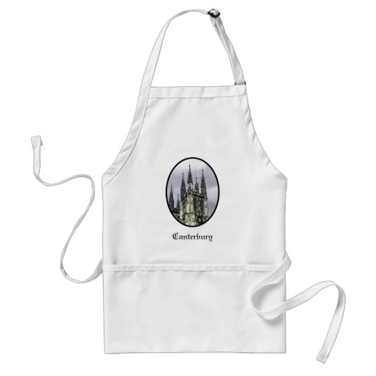England Canterbury Church Spirals Black o The MUSE Adult Apron