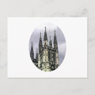 England Canterbury Church Spirals o The MUSEUM Zaz Postcard