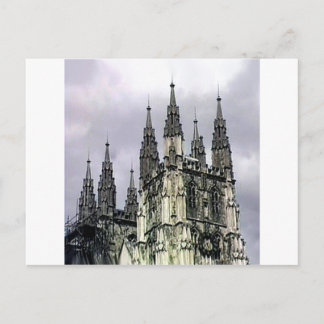 England Canterbury Church Spirals The MUSEUM Zazzl Postcard