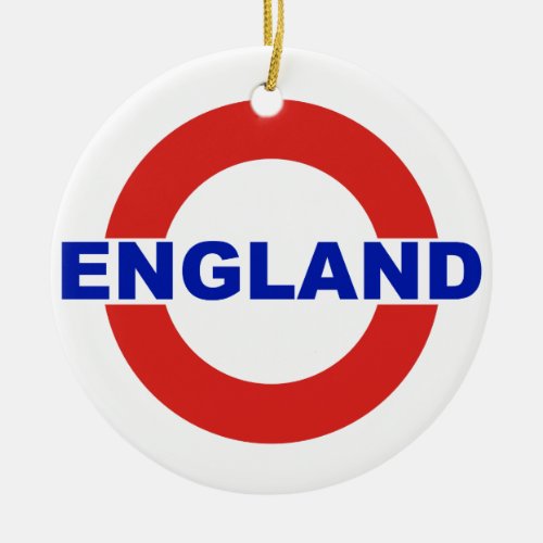 England Ceramic Ornament