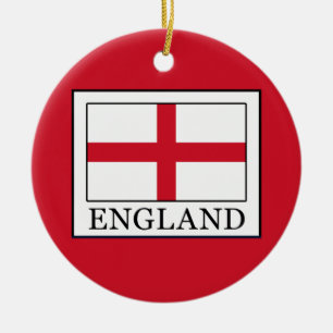 England Ceramic Ornament