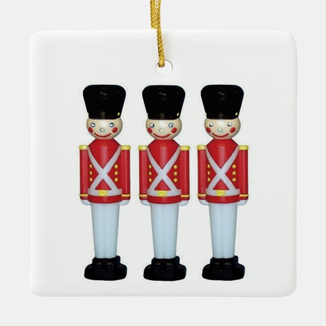 England Christmas Ceramic Ornament (Front)