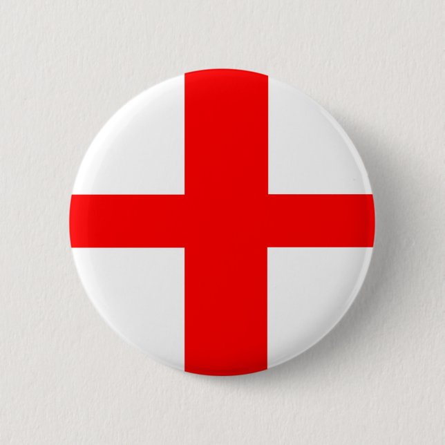 england country flag long symbol english name text pinback button (Front)