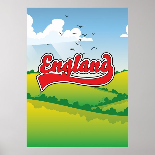 England Countryside travel poster (Front)