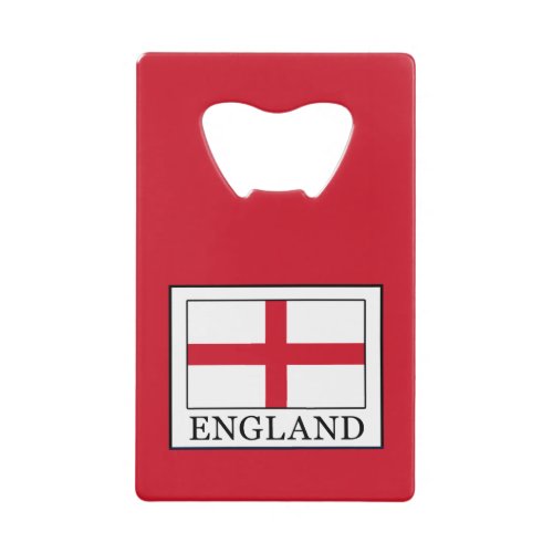England Credit Card Bottle Opener