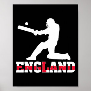 England Cricket Fan Jersey 2025 British Cricket Poster