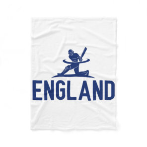 England Cricket Fan. Men  Fleece Blanket