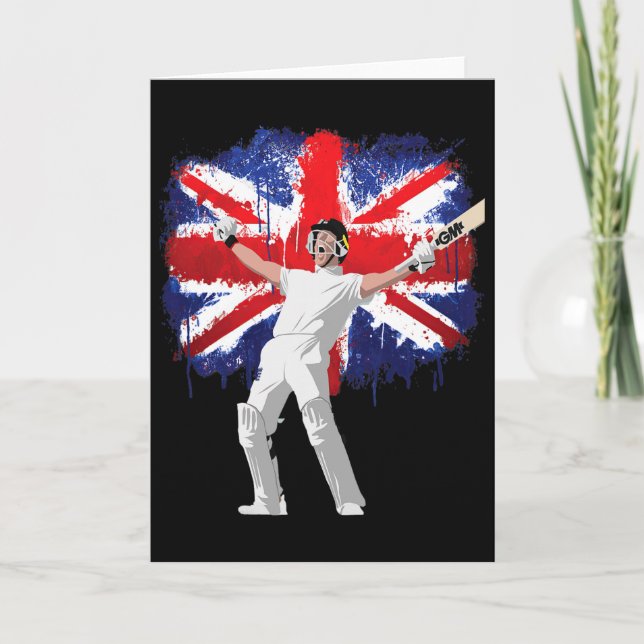England Cricket Jersey National Fans English Crick Card (Front)