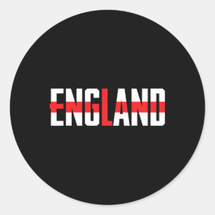England Cricket Player Funny Cricket Sport Classic Round Sticker