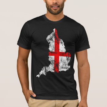 England Distressed Flag T-shirt by LifeEmbellished at Zazzle