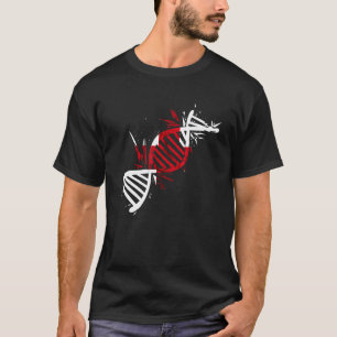 England DNA Molecule English Roots England Flag En T-Shirt