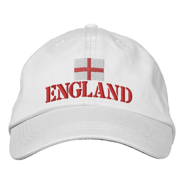 England Embroidered Baseball Cap (Front)
