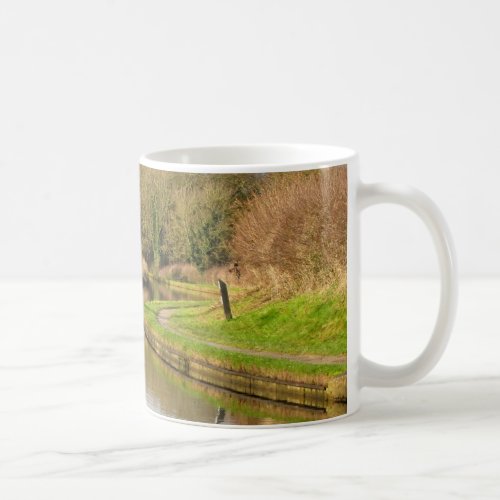 England English Canal Narrowboat Coffee Tea Mug
