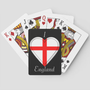 England English Flag Poker Cards