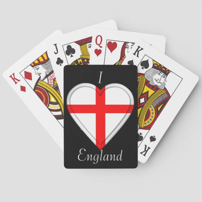 England English Flag Poker Cards (Back)