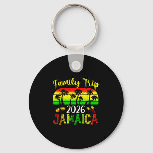 England Family Trip 2025 Postage Stamp London Eye Keychain