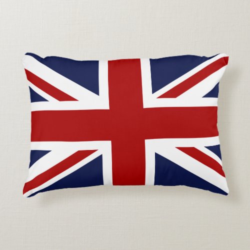 England Flag 3 Decorative Pillow