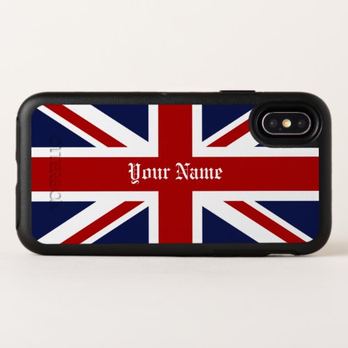 England Flag 3 OtterBox Symmetry iPhone X Case