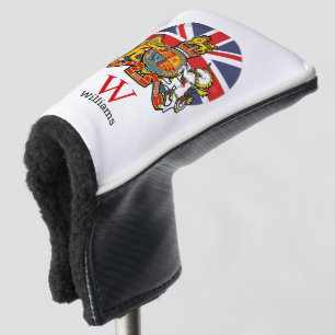 England Flag and Crest Golf Head Cover