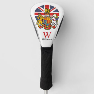 England Flag and Crest Golf Head Cover