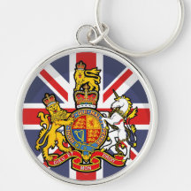 England Flag and Royal Crest