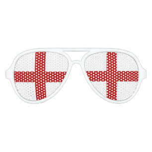 England Flag Aviator Sunglasses
