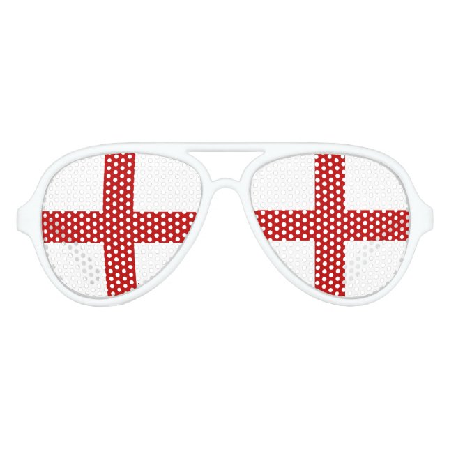England Flag Aviator Sunglasses (Front)