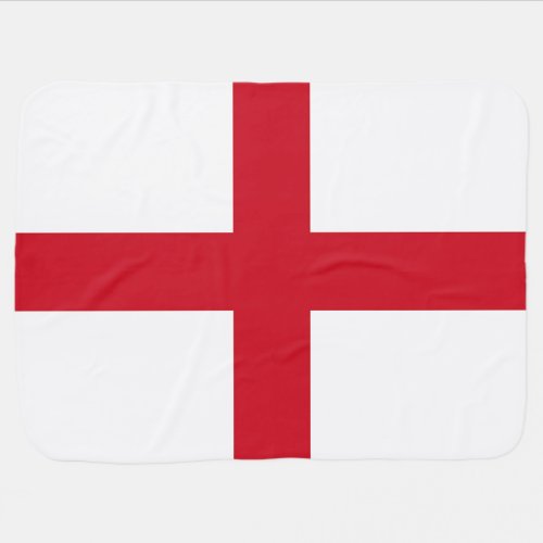 England Flag Baby Blanket