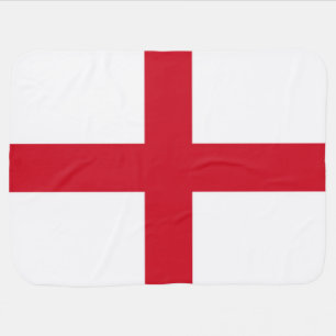 England Flag bbcnt Baby Blanket