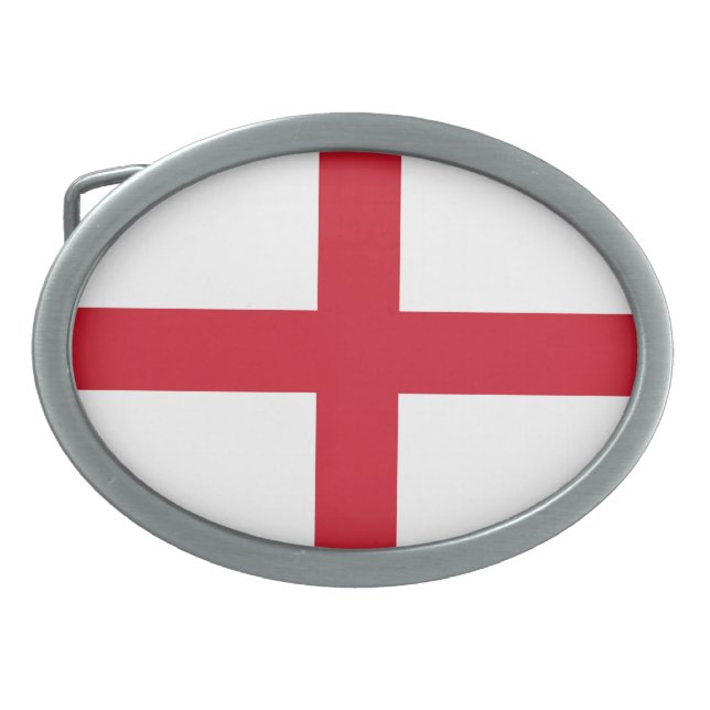 England Flag bbcnt Belt Buckle (Front)