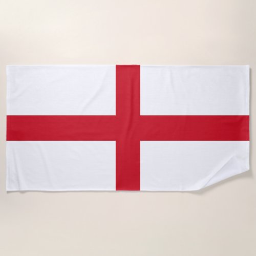 England Flag Beach Towel
