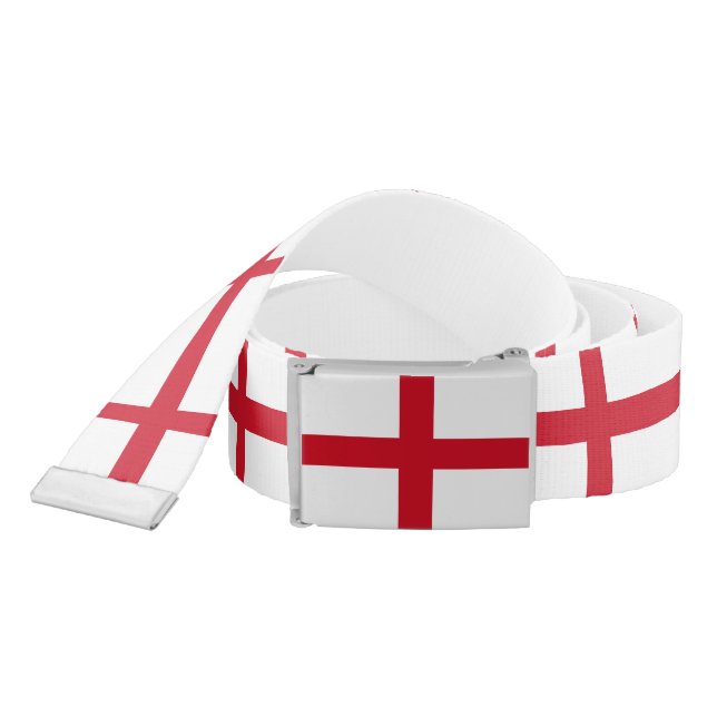 England Flag Belt (Snake)
