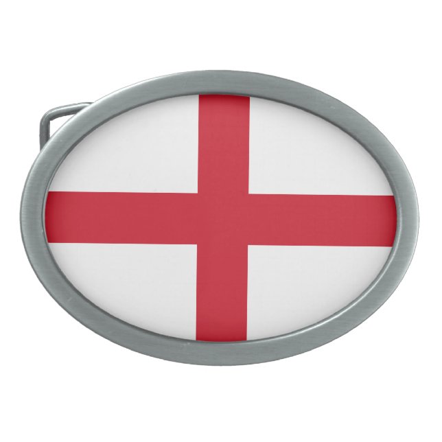 England Flag Belt Buckle (Front)