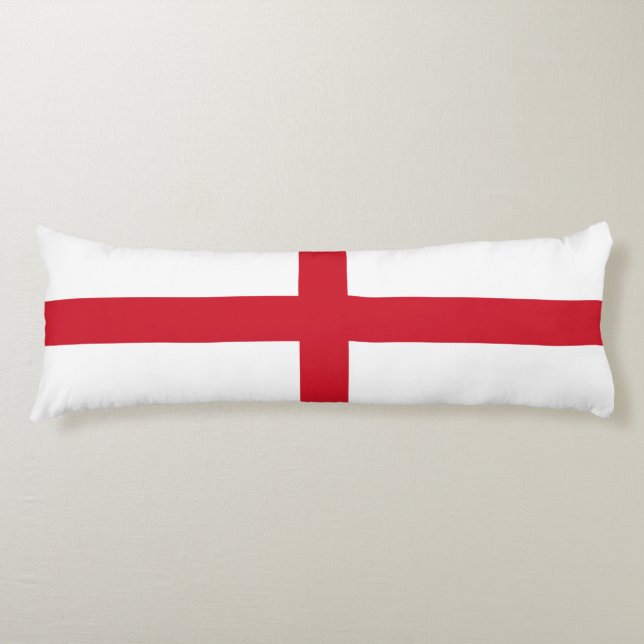England Flag Body Pillow (Front)