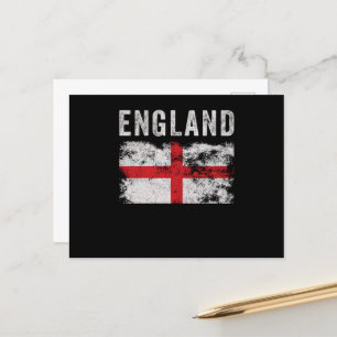 England Flag British Souvenir Cool Postcard
