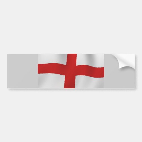 England Flag Bumper Sticker